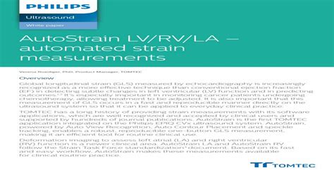 autostrain philips lv|AutoSTRAIN – automated global longitudinal strain (GLS.